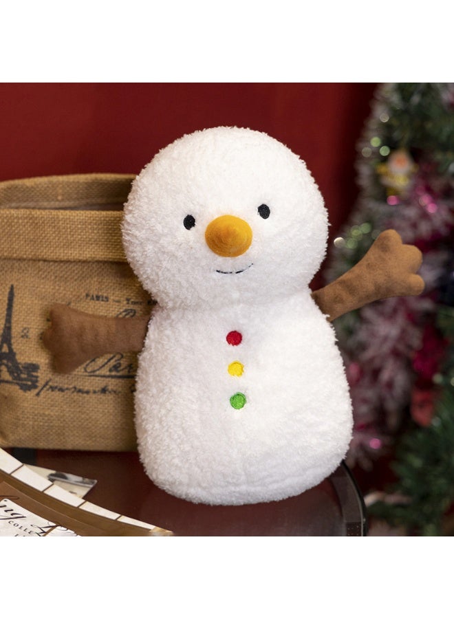 Festive  Plush Gingerbread Man Pillow, Scarf, Snowman Plush Toy,  Tree Wreath, Decorative Soft Ornaments and Accessories - Image 1